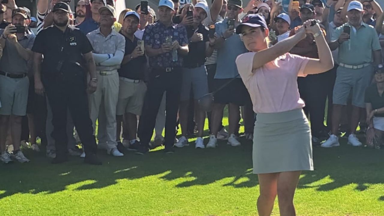 Lorena Ochoa da el bastonazo inicial al Torneo de Golf de Canirac