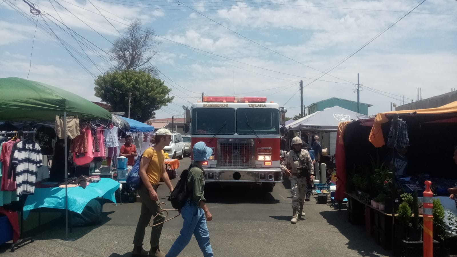 Ayuntamiento de Tijuana realiza simulacro en mercado Francisco Villa