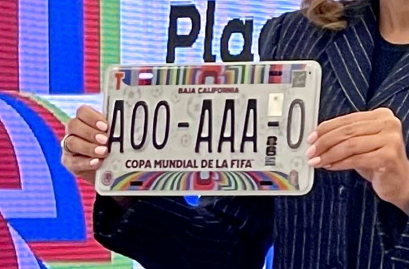 Aún hay más de 50 mil placas conmemorativas del Mundial disponibles en Baja California