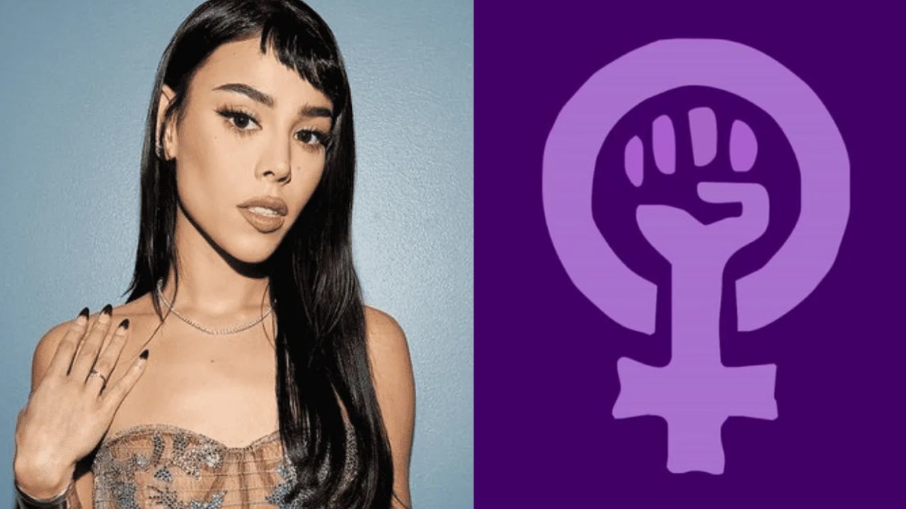 Danna Paola llama doble cara a feministas