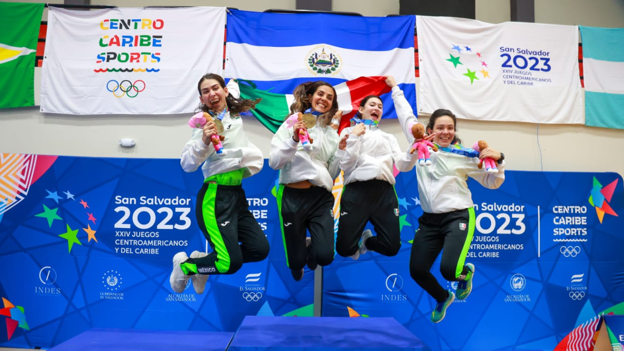 Logra Medalla de Oro Victoria Meza en Esgrima de Centroamericanos 2023