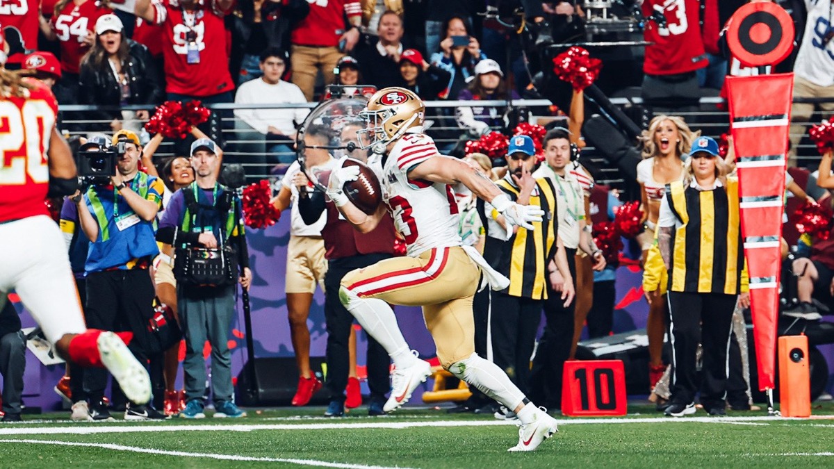 Super Bowl LVIII: Final del primer tiempo en Las Vegas. San Francisco está arriba en el marcador (SF 10-3 KC 2Q)