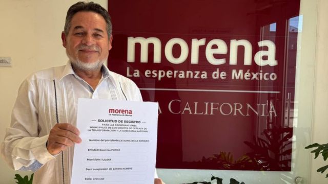 Catalino Zavala busca encabezar Morena en Tijuana