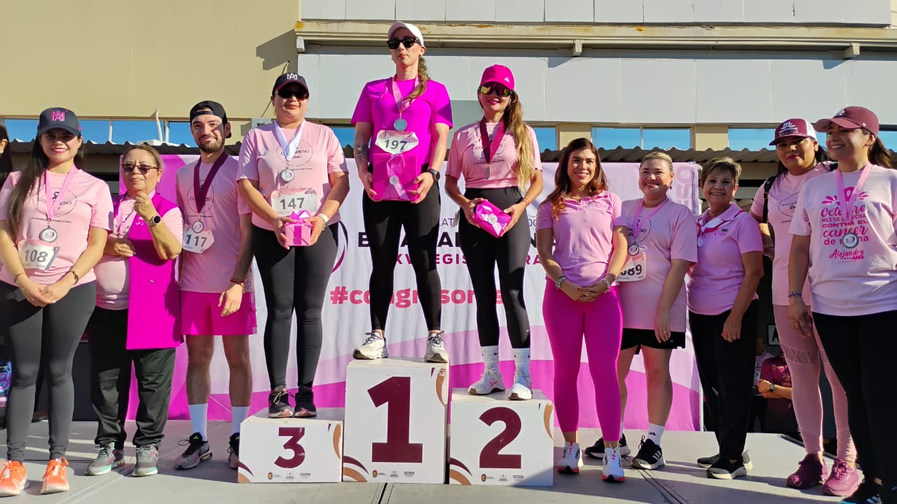 Realizan la tercera Carrera para la concientización del Cáncer de Mama: Mexicali