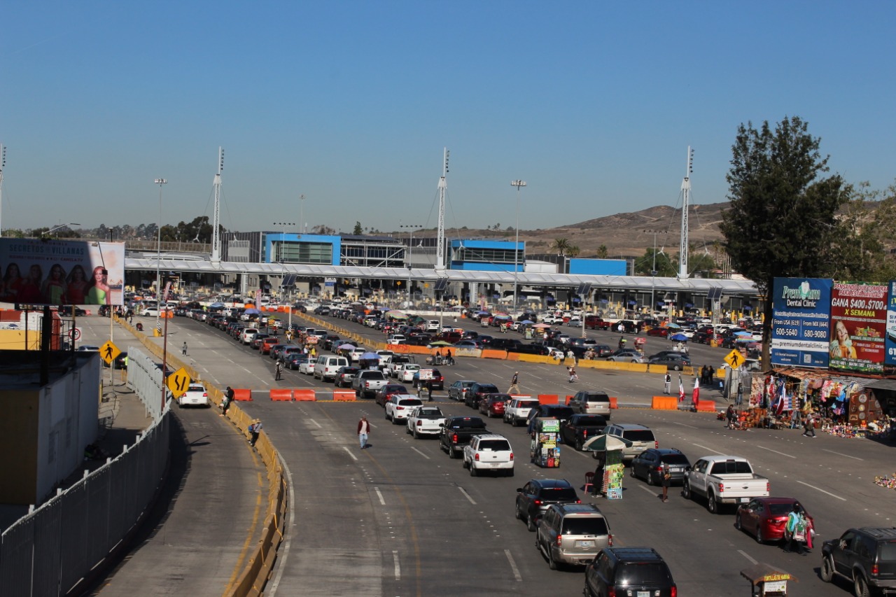 El tiempo de espera en garitas de Tijuana