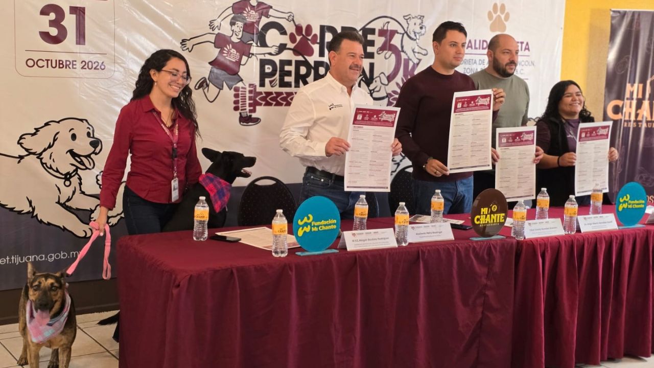 ¡A correr con tu lomito! Preparan carrera “Corre Perrón” en Tijuana