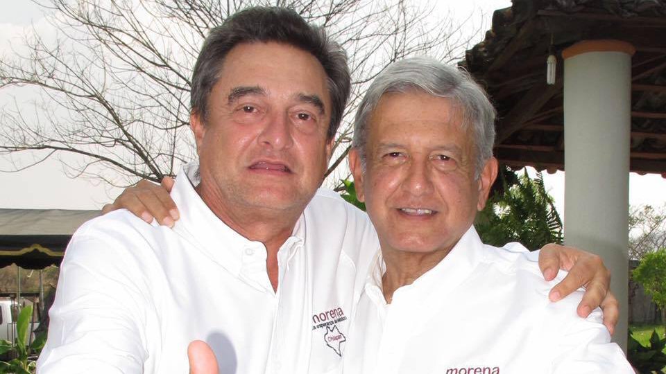 López Obrador y Pio López I Foto: Cortesía