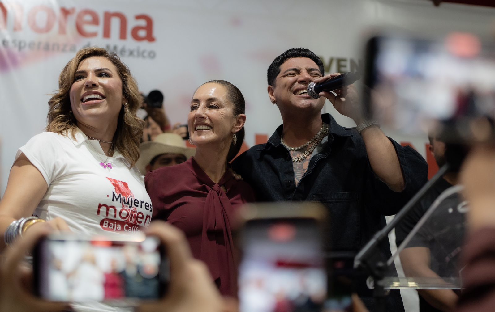 [GALERÍA + VÍDEO] Llega Sheinbaum a Ensenada