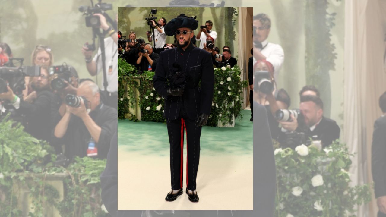 Bad Bunny llega al Met Gala 2024 robando miradas