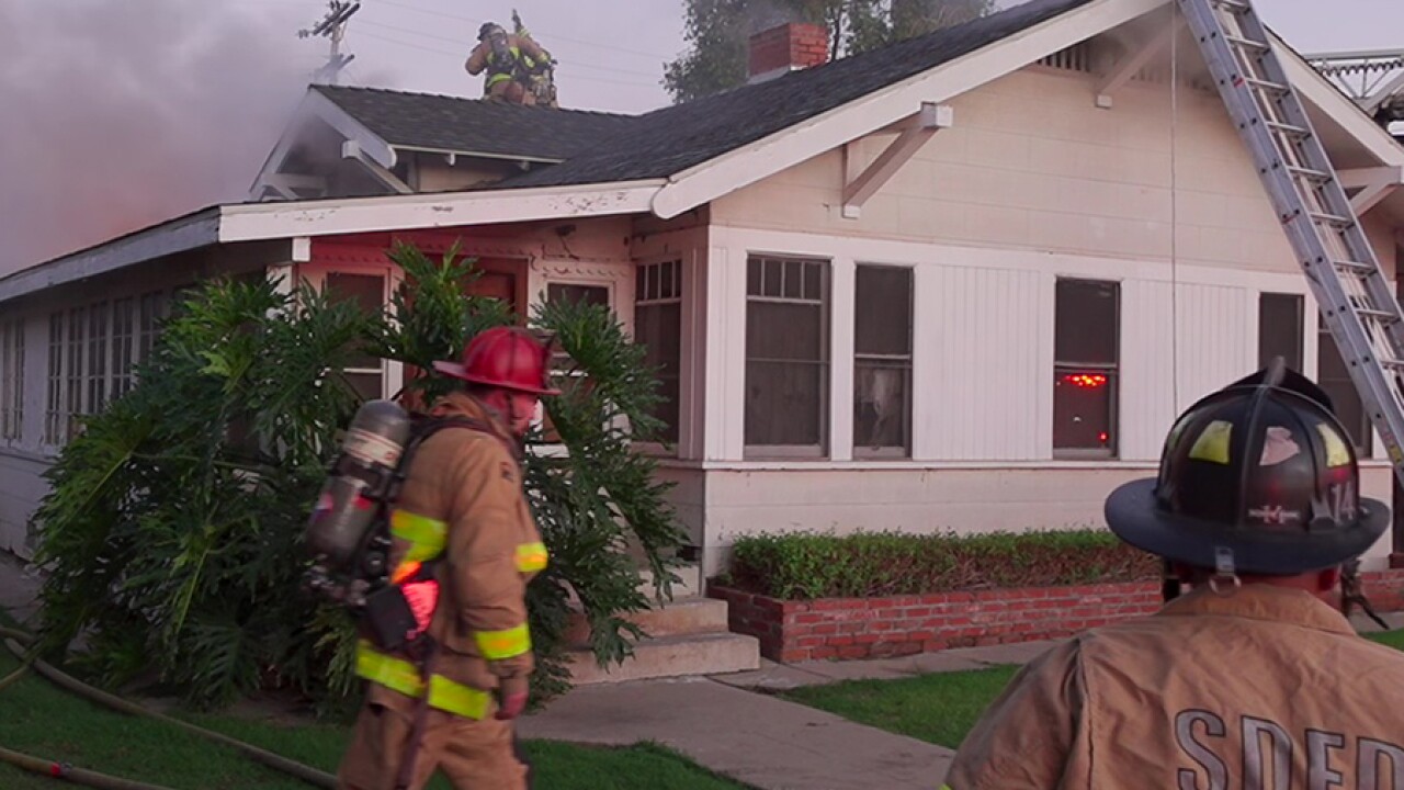 Home catches fire while occupied by squatters: San Diego