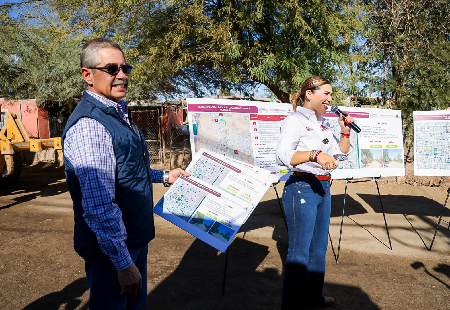 Avanza Gobernadora Marina del Pilar con obras prioritarias en Mexicali