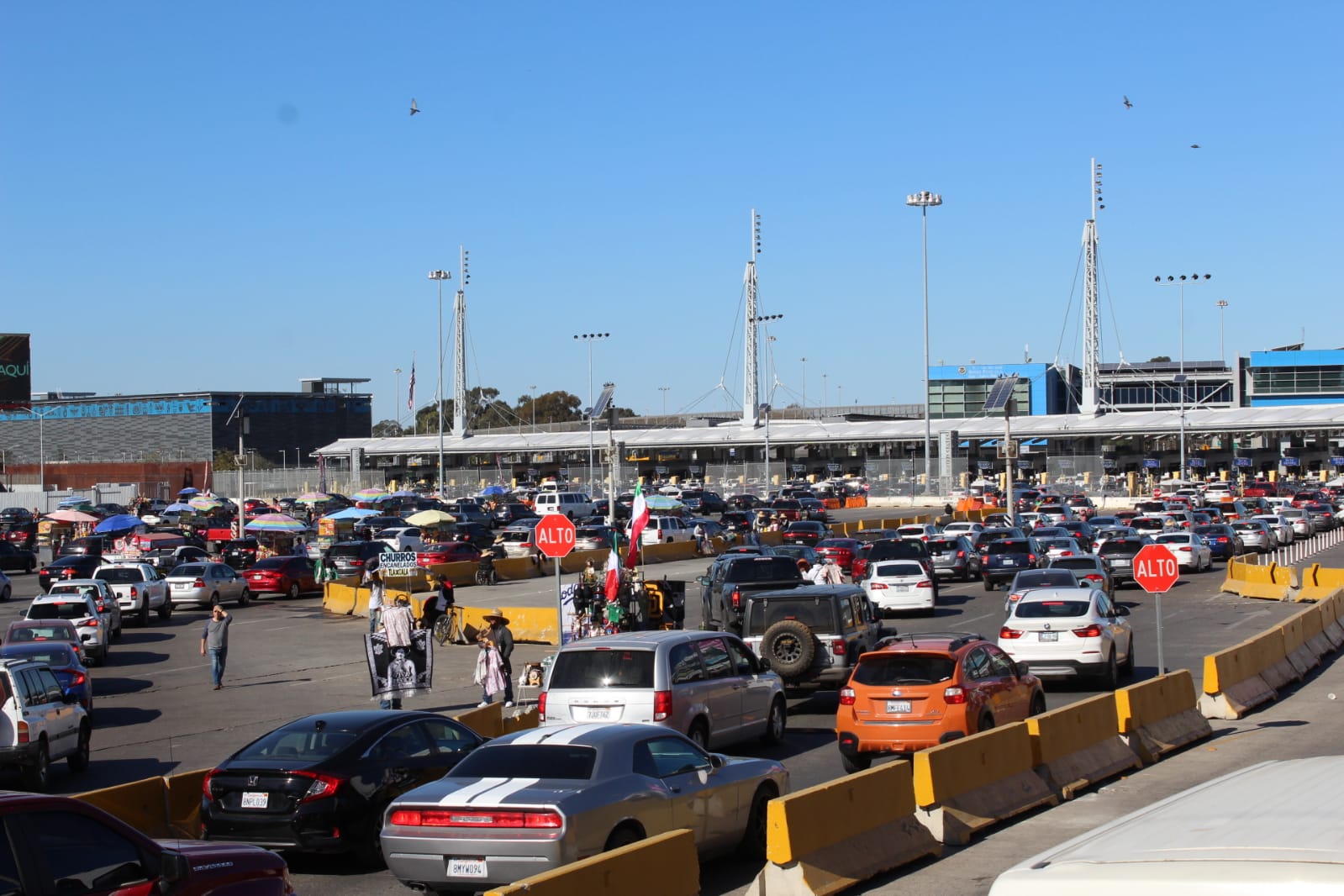 El tiempo de espera en garitas de Tijuana