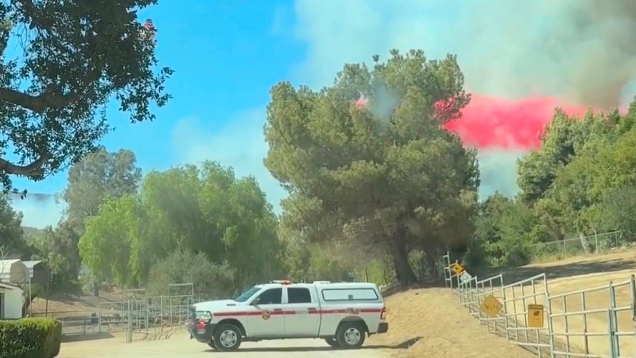 Dehesa 7 fire prompts evacuations and road closures in East County San Diego