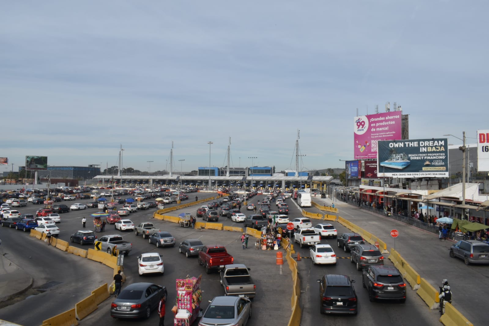 El tiempo de espera en garitas de Tijuana