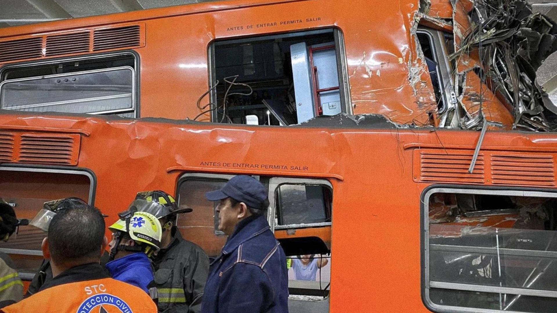 59 heridos y una fallecida en choque de metro de la Línea 3