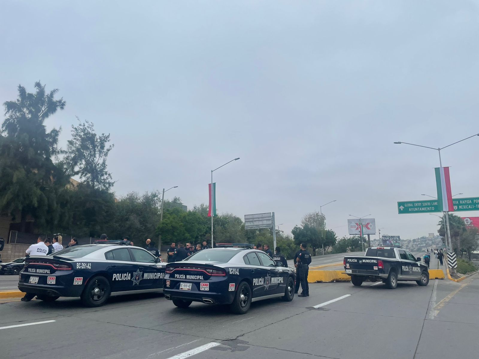 El Ayuntamiento ya inició con el cierre de calles Foto: Cortesia